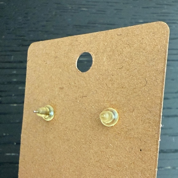 Women’s Elegant Silver and Rainbow Square Earrings - Picture 3 of 3